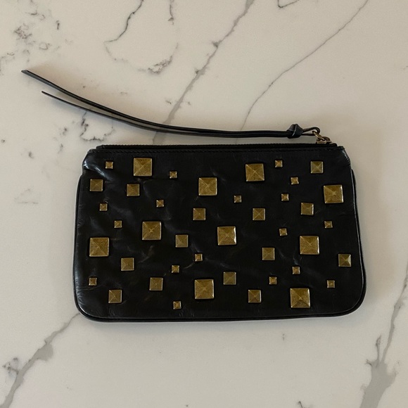 Studded Leather Pouch - Picture 3 of 5